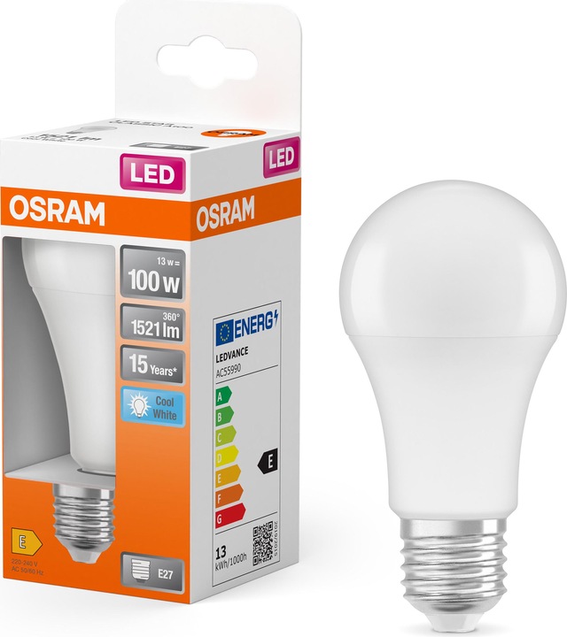 Produktbild Osram Led Star Classic A (E27, 13 W, 1521 lm, 1 x, F)