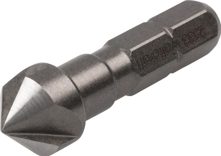 Actual product image wolfcraft 1 countersink HSS, hexagonal shank, ø10mm (10 mm)