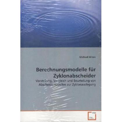 Thumbnail - Berechnungsmodelle für Zyklonabscheider, Fachbücher
