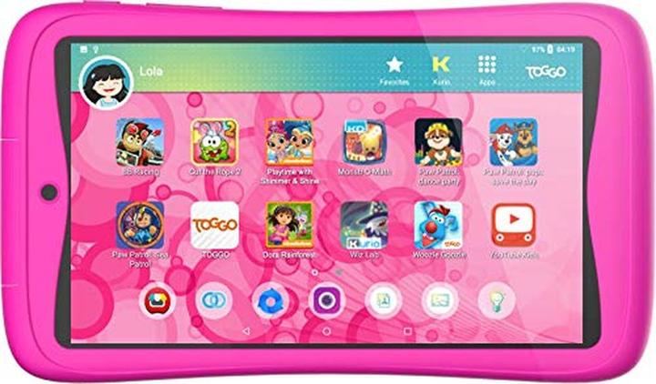 Actual product image Kurio Connect Toggo Tablet with Blue Light Filter, Preloaded Apps, and Parental Controls