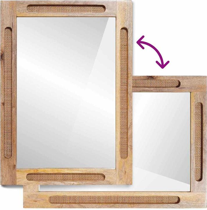 Produktbild vidaXL Badezimmer Spiegel (50 x 70 cm)