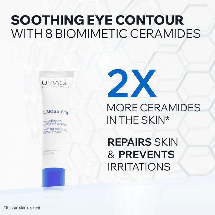 Produktbild Uriage Xémose Soothing Eye Contour Care (Augenpflege Fluid, 15 ml, Tag)
