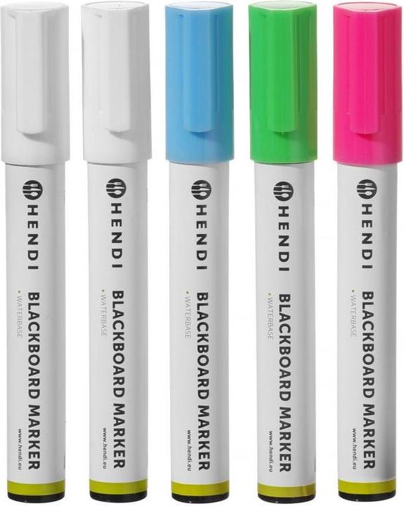Image du produit Hendi Marqueur craie 6 mm 1x rose (Multicolore, 6 mm, 1 x)
