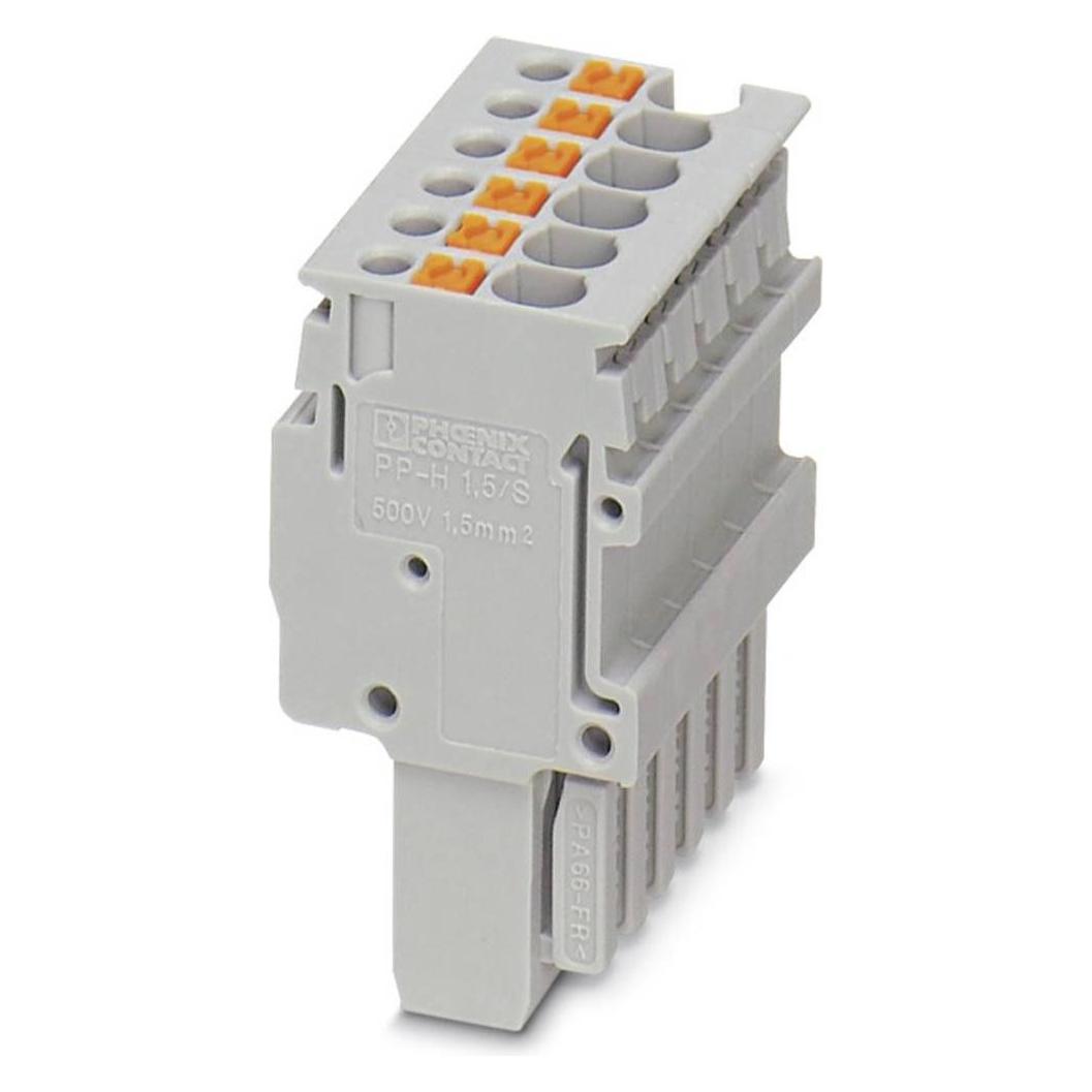 Phoenix Contact PP-H 1,5/S/3, Elektronikkabel + Stecker, Grau