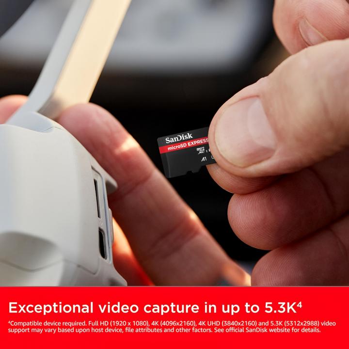 Immagine prodotto SANDISK Espresso (512 GB, microSD Express, U3, UHS-I)