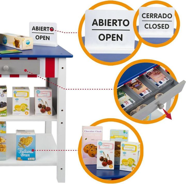 Produktbild Woomax Supermarkt-Spielzeug 28 Stücke 48 x 70 x 30 cm