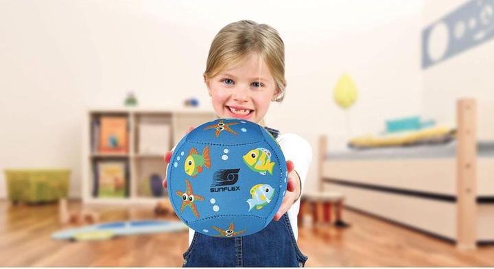 Produktbild Sunflex Beachball GrÃ¶sse 2 14cm blau