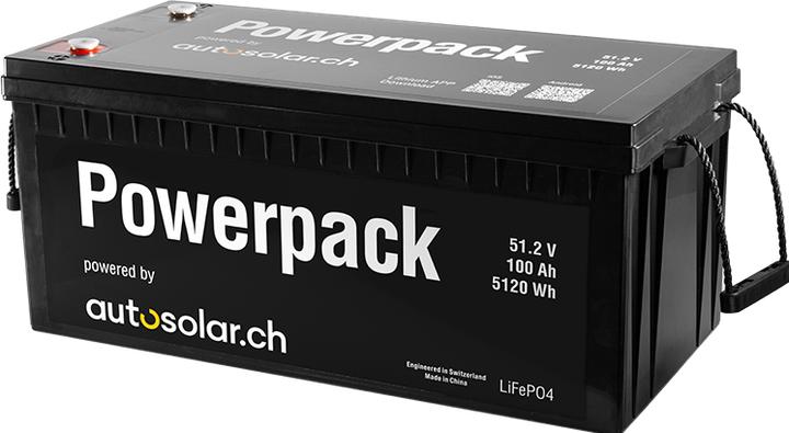 Produktbild Autosolar Lithiumbatterie 100 Ah 24V- LiFePo4-Solarbatterie (25.60 V, 100 Ah)