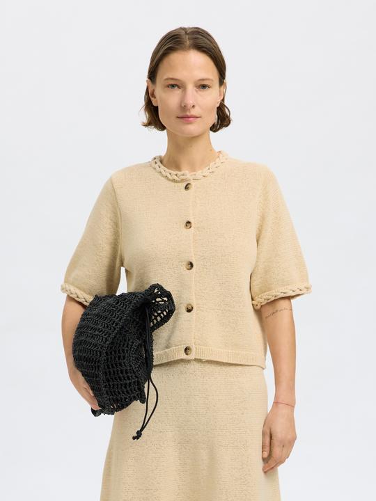 Actual product image Selected Femme Baumwollmix Strickjacke (L)