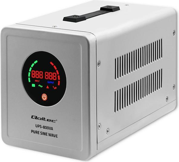 Produktbild Qoltec 50720 UPS 800VA 560W (800 VA, 560 W, Line-Interaktiv USV)
