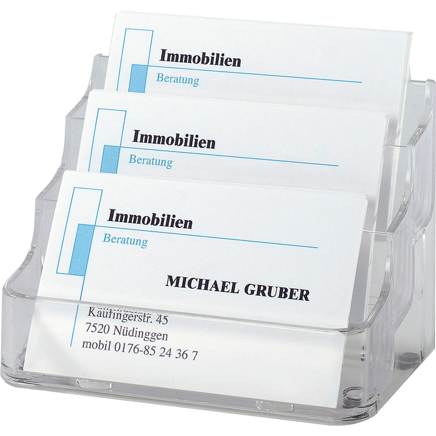 Sigel, Kartenaufbewahrung, Visitenkarten-Aufsteller (A8)
