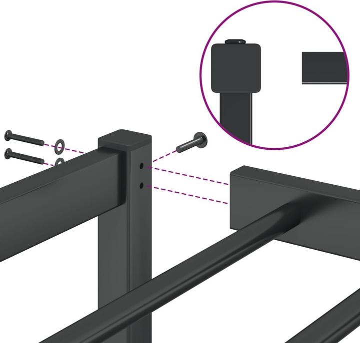 Image du produit vidaXL Bettgestell (183 x 213 cm)