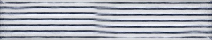 Mikasa Navy Stripe Cotton and Linen Table Runner, 230 x 34cm