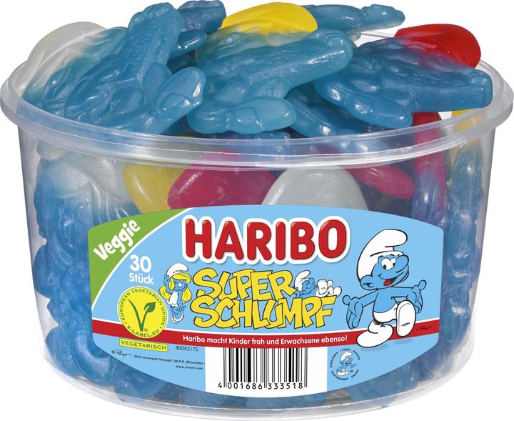 Actual product image Haribo Super Smurf 30s (30 pcs., 1440 g)