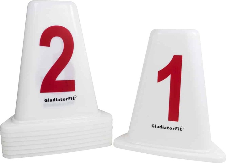 Actual product image Gladiatorfit Numbered starting blocks (6490 g)