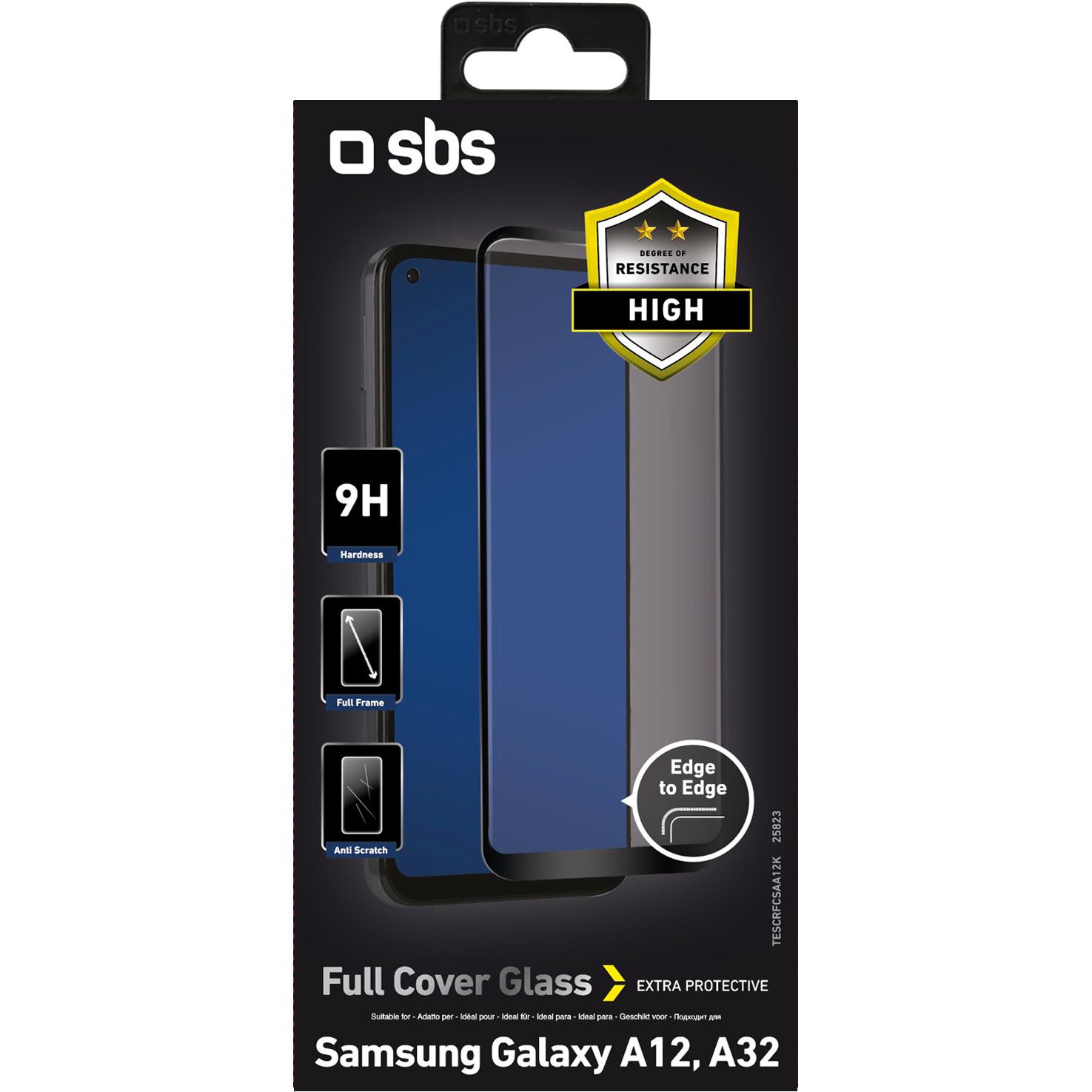 Thumbnail - SBS Full Cover (1 Stück, Samsung Galaxy A32 5G, Samsung Galaxy A12), Smartphone Schutzfolie, Schwarz