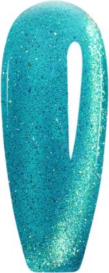 Actual product image Canni Gellack Cat Eye Hellblau/ 8027 UV/LED (8027 Light blue, UV gel varnish)