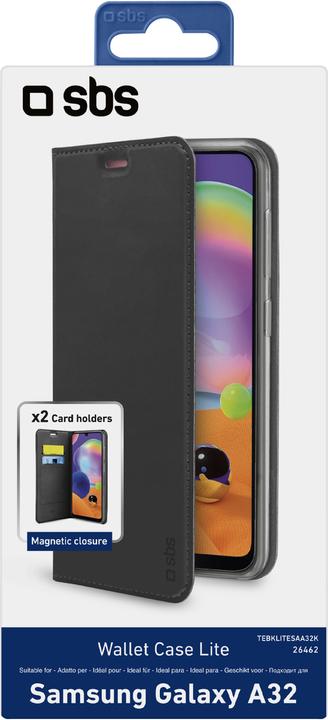 Produktbild SBS Book Wallet Lite Samsung Galaxy A32, schwarz (Samsung Galaxy A32 5G)