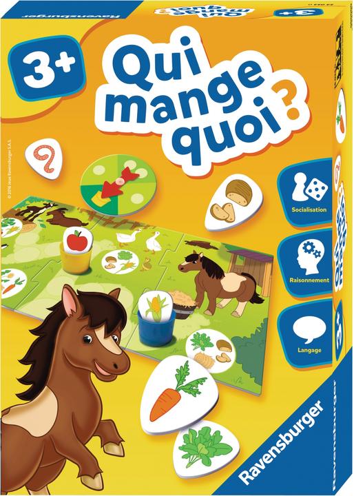Actual product image Ravensburger Qui mange quoi? (French)