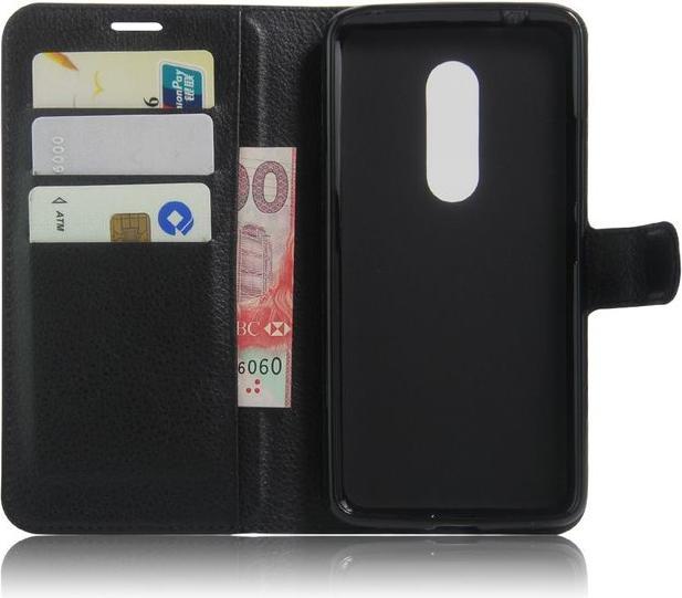 Produktbild MU Classic Leder Hülle mit Litchitextur (ZTE Axon 7)