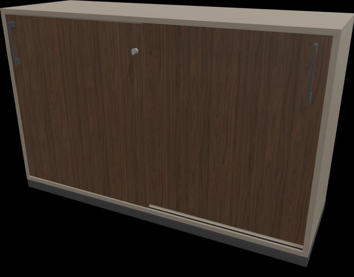 Walnut decor dark with structure, Cubanite grey, Dark grey