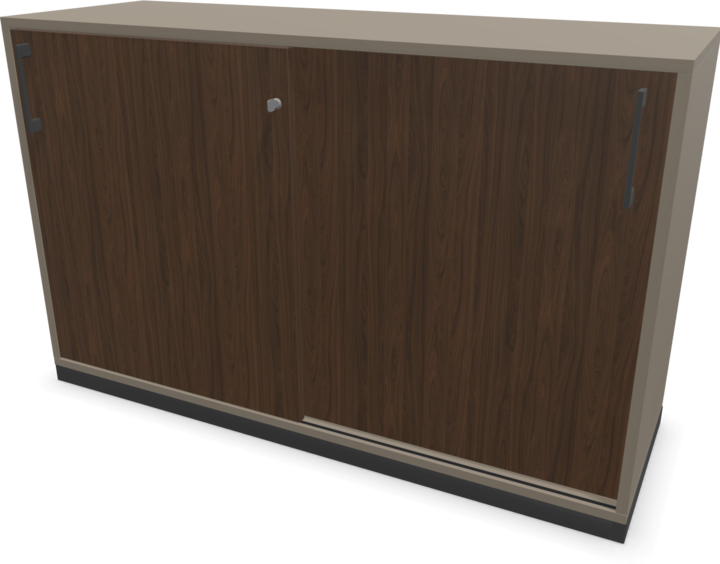 Walnut decor dark with structure, Cubanite grey, Dark grey