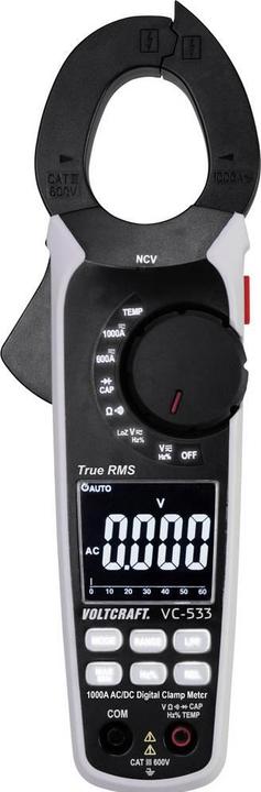 Actual product image Voltcraft VC-533 SE Current clamp digital CAT III 600 V Display (Counts): 6000 (CAT III 600V)