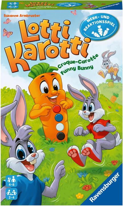 Actual product image Ravensburger Lotti Karotti (German, French, Italian)