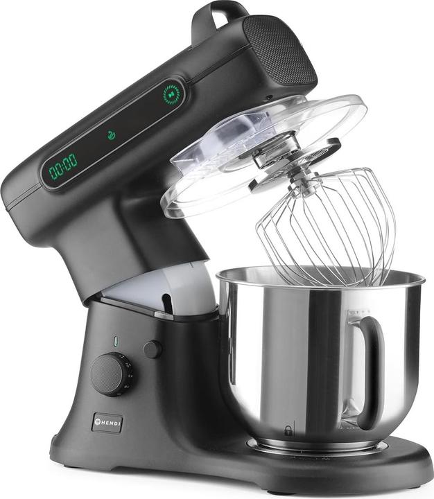 Productafbeelding Hendi Planetenrührer Blackbolt PRO,, 7L, Schwarz, 220-240V/800W, 470x263x(H)413mm (800 W, 7 l)