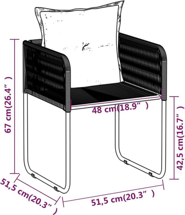 Produktbild VidaXL Yanni (140 cm)