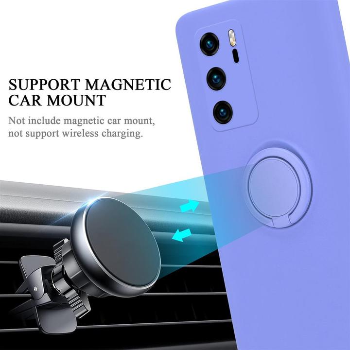 Image du produit Cadorabo TPU Liquid Ring Silicone Case Cover (Huawei P40)