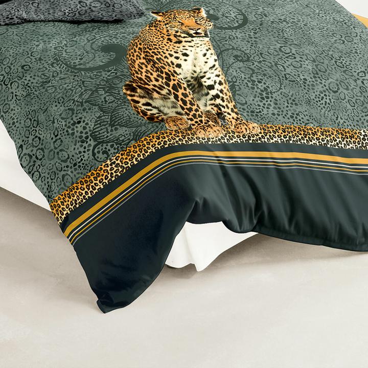 Image du produit Traumschlaf Léopard (Set de linge de lit, 135x200 cm + 80x80 cm)