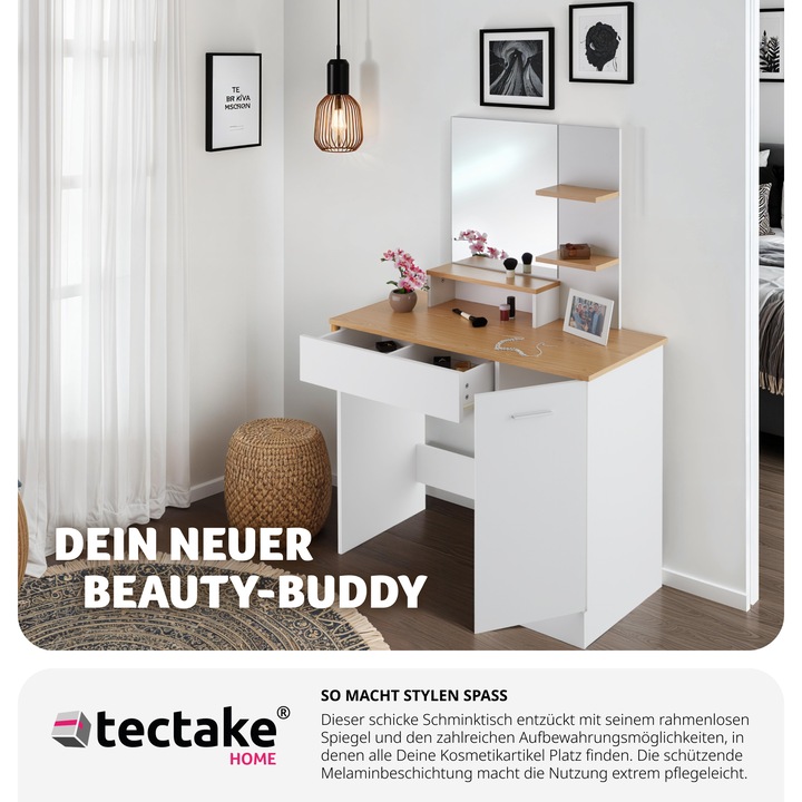 Immagine prodotto tectake Zoe (90 x 40 x 137,5 cm)