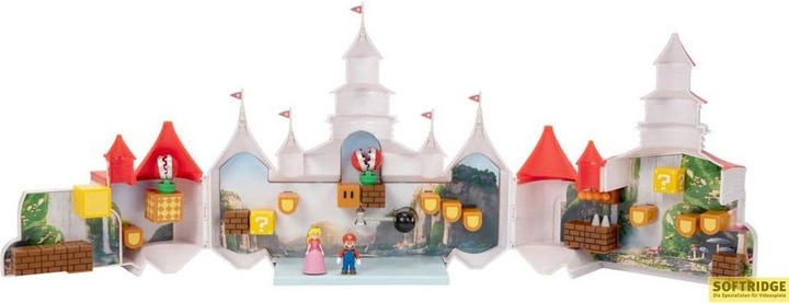Actual product image Jakks Pacific Super Mario Movie - Mini World DLX Peach Castle Playset (417154)