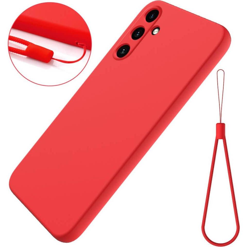 Thumbnail - Cover-Discount Galaxy A55 - Silikon Gummi Hülle rot (Samsung Galaxy A55), Smartphone Hülle, Rot