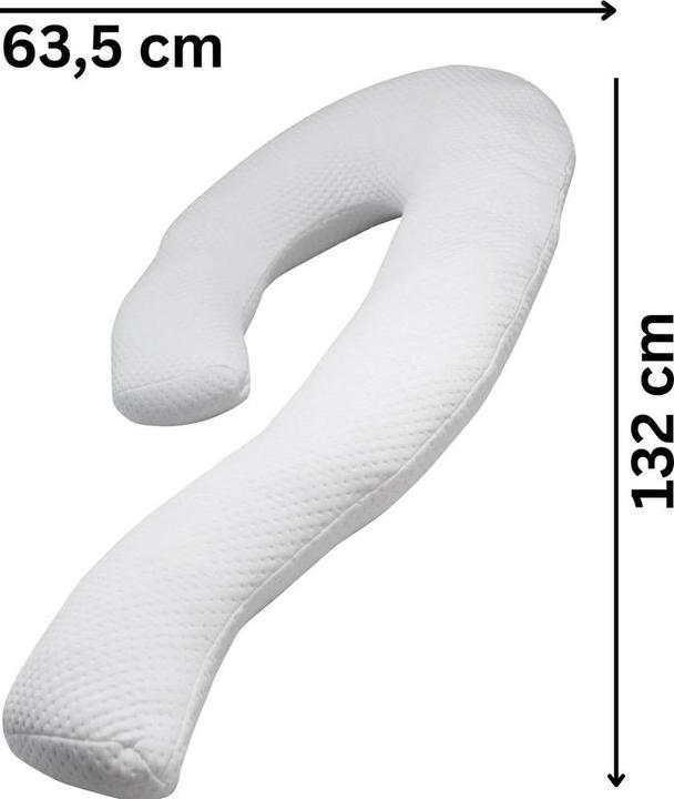 Actual product image MediaShop Dreamolino SwanPillow side sleeper pillow (38 x 78 cm)