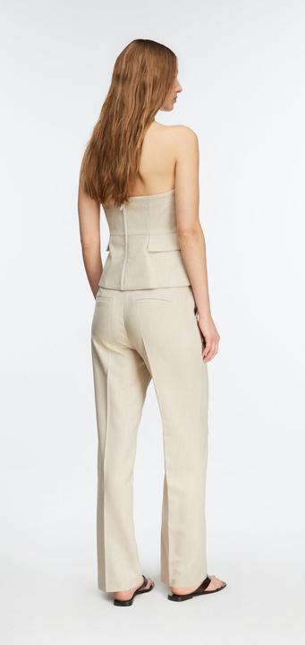 Immagine prodotto Comma Softe Viskose-Glitzergarn-Hose im Straight-Cut (48)