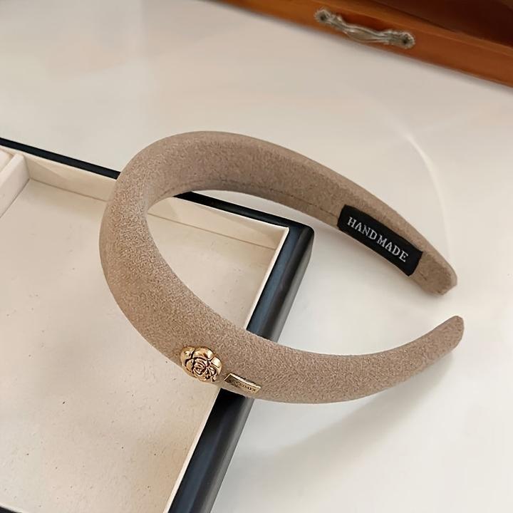 Immagine prodotto Alopini Elegante fascia di fiori in velluto - accessorio per capelli di ispirazione vintage e alla moda