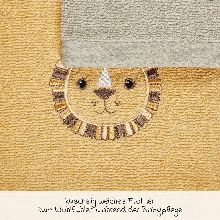 Produktbild Sterntaler Baby-Waschhandschuh Löwe Leo 2er Set