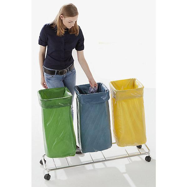 Image du produit kaiserkraft Porte-sac à déchets sans couvercle (210 l)
