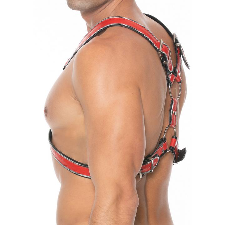 Produktbild Ouch! Z Series Scottish Harness/Red - L/XL (L)
