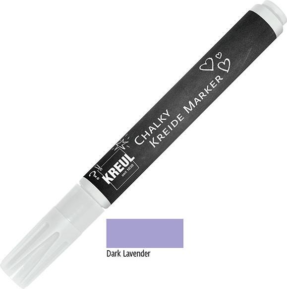 Image du produit Kreul Marqueur craie Chalky medium (Lavande foncée, 4 mm, 1 x)