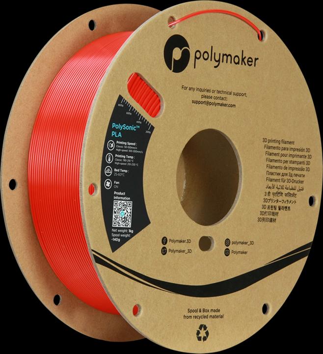 Produktbild Polymaker PolySonic High Speed PLA PRO (PLA)