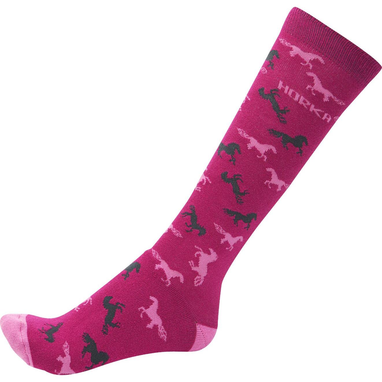 Horka, Damen, Socken, ocken, Rosa, (3er Pack, S, M, L)