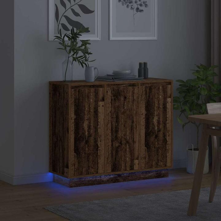 Image du produit vidaXL LED-Sideboard (32 x 90 x 75 cm)