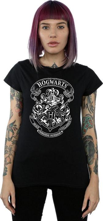 Immagine prodotto Maglietta in cotone con stemma di Hogwarts per donna/donna (M)