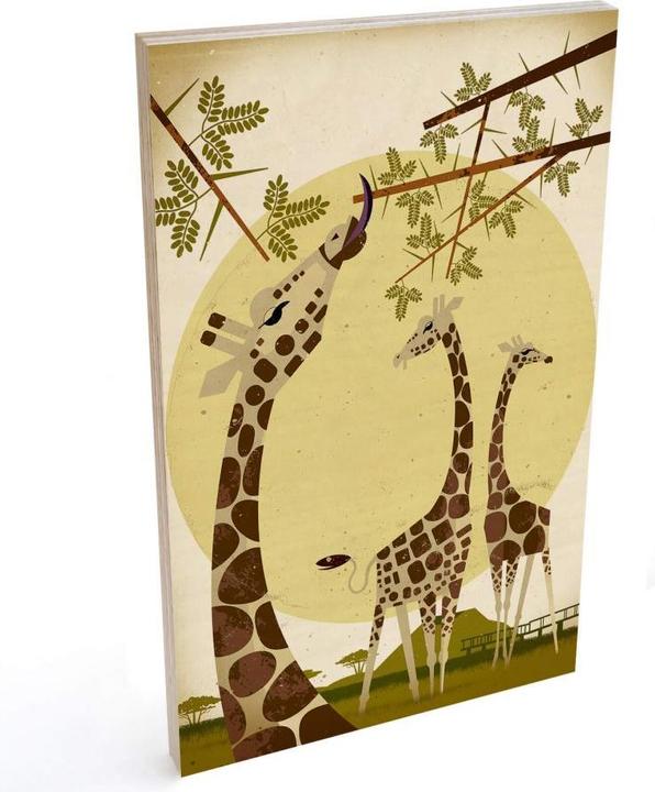 Produktbild Trenddeko Braun - Giraffes (30 x 45 cm)