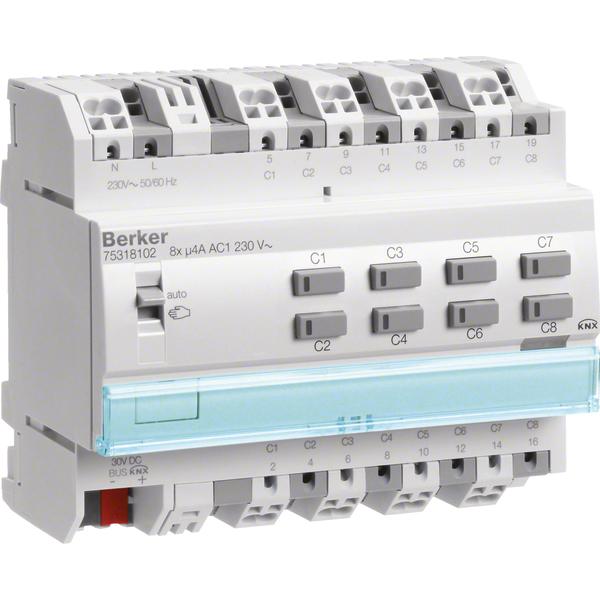 Berker, Aktor, KNX Schalt-/Jalousieaktor (Rolladenaktor)