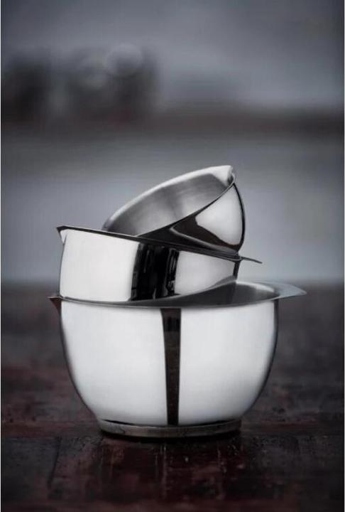 Image du produit Rosti Set de bols à mélanger Margrethe 1,5 l  3 l, argent (3 l, 2 x)
