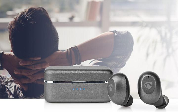 Produktbild Nedis Vollständig drahtlose Kopfhörer Bluetooth® max. Batteriespielzeit: 3 hrs Berührungssteuerung L (3 h, Kabellos)